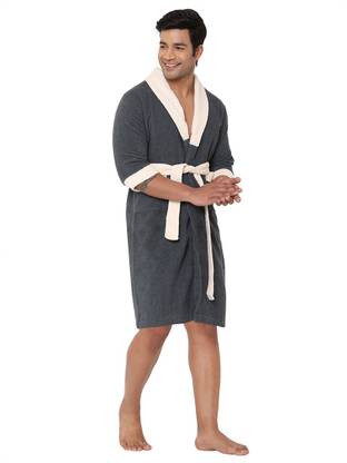 SPACES Grey Medium Bath Robe