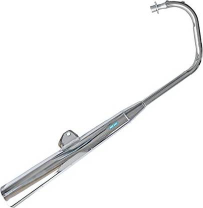 nikavi SLCP07 Silencer Compatible For Bajaj Boxer CT 100 (Chrome) Bajaj CT 100 Full Exhaust System