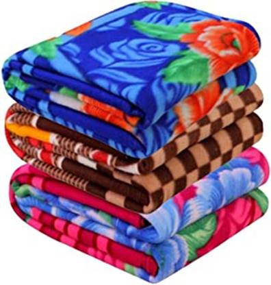 SIMAM Abstract Single Fleece Blanket for  Heavy Winter