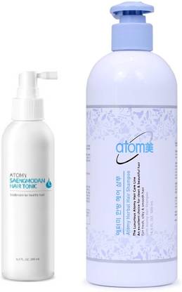 ATOMY Herbal Hair Shampoo and Saengmodan hair tonic (7 days hair fall treatment)