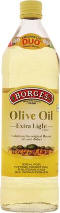 BORGES Extra Light Olive Oil Glass Bottle
