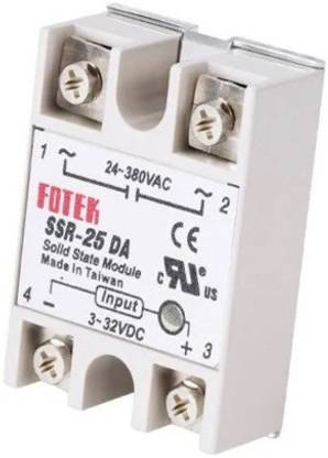 Fotek xcluma Fotek Solid State Relay Ssr-25DA 25A Actually Dc 3-32V To Ac 24-380V Ssr Breadboard