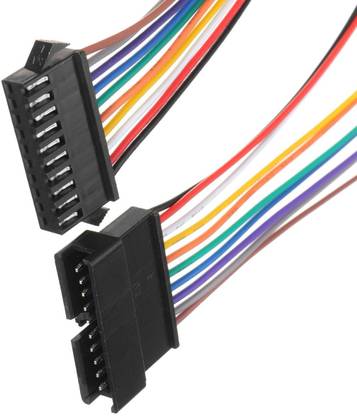 INVENTO 8pcs - 4 sets 10 pin Male & Female 10 wire JST Connector Cable Lock Type Automotive Electronic Hobby Kit