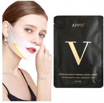 appti Double V Shape Chin Reducer Face Lifting Mask  Face Shaping Mask