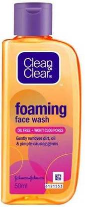 Clean & Clear Foaming  ## Pack Of 01 (50ML) Face Wash