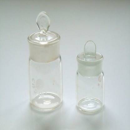 BOROESSEL Weighing Bottle 5 ml 5 ( Pack of1) Laboratory Dropper Bottle