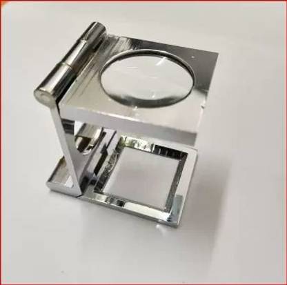 Designers den PICK GLASS 1*1 INCH TEXTILE MAGNIFING,TEXTILE COUNTING GLASS, LINEN TESTER, - TEXTURE GLASS, TEXTILE EYE GLASS, JEWELLERS EYE LOUPE