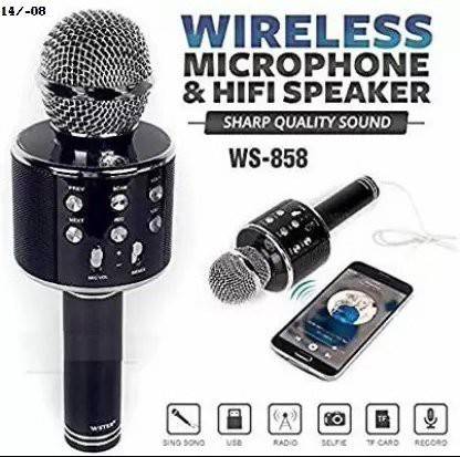 Bashaam R122 pro Bluetooth Microphone MicColor may vary (pack of 1) Microphone