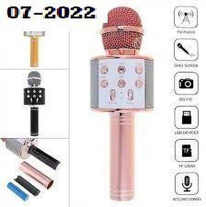 Jocoto AS654 plus Bluetooth Karaoke MicColor may vary (pack of 1) Microphone
