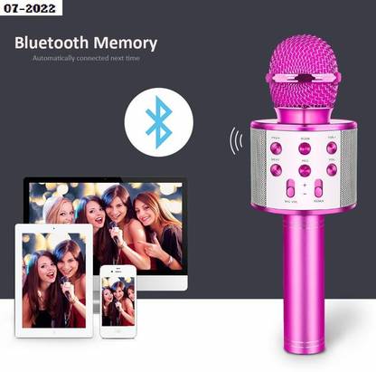 Jocoto AS672 plus Bluetooth Karaoke MicColor may vary (pack of 1) Microphone