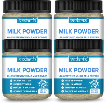 Vedarth Organics Skimmed - A Grade Quality Full Cream Whole Cow Desi - 1kg Skimmed Milk Powder