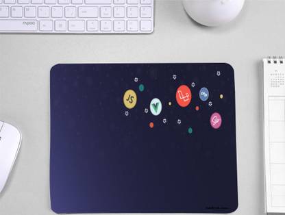 InkWynk Coding Language Logo Design lightweight Non Slip Non Slip Base Mousepad