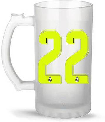 CHARMING Real Madrid 22" Printed Beer Perfect Gift For Friends Glass Beer Mug
