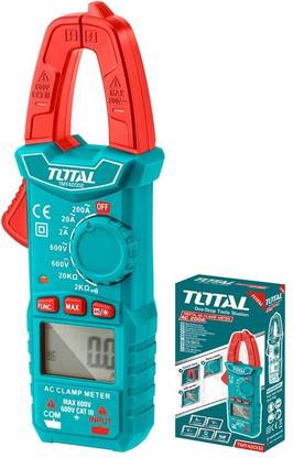 TOTAL TMT42002 DIGITAL AC CLAMP METER AC 200A Digital Multimeter