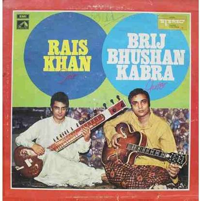 Rais Khan & Brij Bhushan Kabra - ECSD 2485 - HMV Black Label - LP Record Vinyl Premium Edition