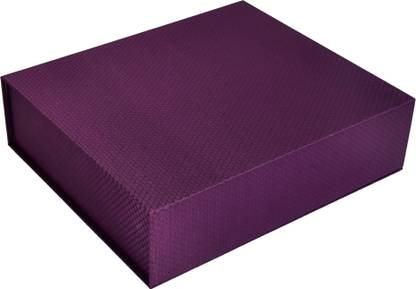 Tituprint.in Solid Colour Box |Magnetic Lock| Empty Gift Box (Purple) Solid Party Box