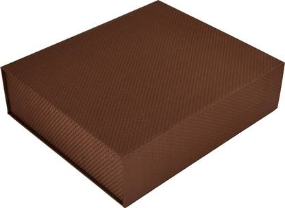 Tituprint.in Solid Colour Box | Magnetic Lock | Empty Gift Box(Brown) Solid Party Box