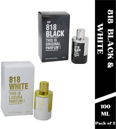 HP 818 White & Black Perfume 100ML Each (Pack of 2) Eau de Parfum - 200 ml