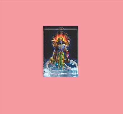 Lord Vishnu huge form in Vaikunth dham Unique image 3D Poster