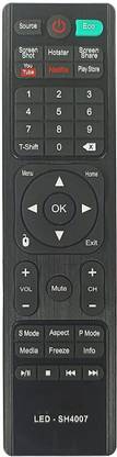 BhalTech LED-SH4007 LED TV Compatible for  Intex Tv Remote Controller