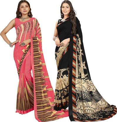 Printed Daily Wear Georgette Saree