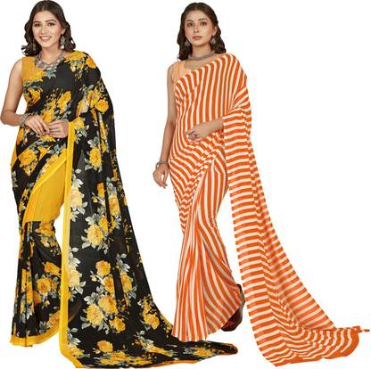 Printed Daily Wear Georgette Saree