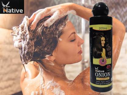 Native Onion hair shampoo for dandruff Good hair 200 ml