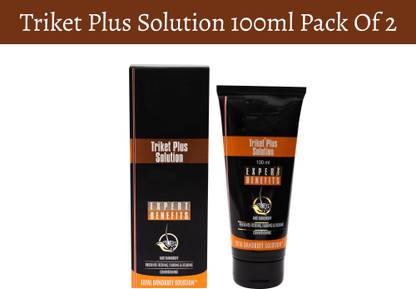 Lucaina Triket Plus Solution Anti Dandruff, Prevents Itching, Conditionling Pack of 2