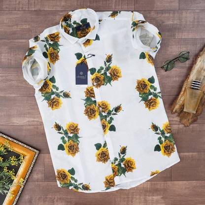 Men Printed Casual Multicolor Shirt