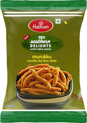Haldiram's Murukku (Crunchy Rice Flour Sticks)