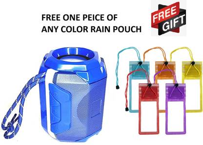 DHAN GRD BLUE A005 SPEAKER WIRELESS WITH ONE RAIN POUCH FREE MULTI COLOR 5 W Bluetooth Speaker