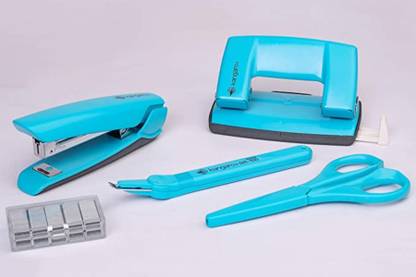 Kangaro Manual SSNS10 Desk Essentials SS-NS10 Multipurpose Gift Pack Stapler Combo Set