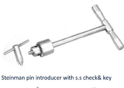 SOURAV Orthopedic Instruments T Handle with chuck and key Surgical Plier