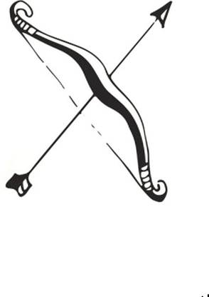 SIMPLY INKED Bow and Arrow Temporary Tattoo, Designer Tattoo for all