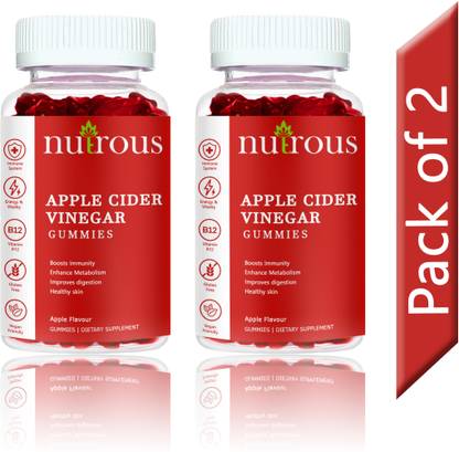 Nutrous Apple Cider Vinegar Gummies For Weight Loss and Gud Health (SD32)