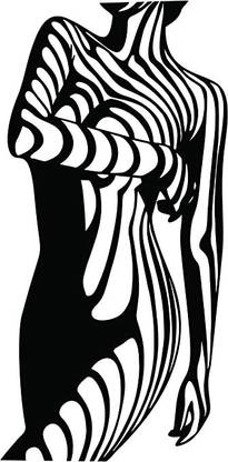 Woodiefie Naked Girl Bedroom Home Decor Wooden Wall Art Decor