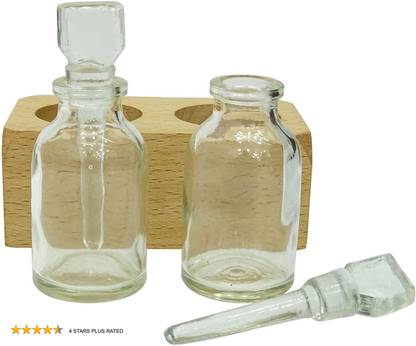 Scorpion Wooden Block with 2 Empty Acid Bottle Durable Jewellery Tool