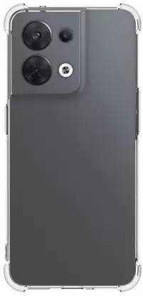 Teleform Back Cover for Oppo reno 8 5G Anti Yellow Technology (Transparent ) (White, Silicon)