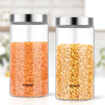 BOROSIL Glass Grocery Container  - 1200 ml