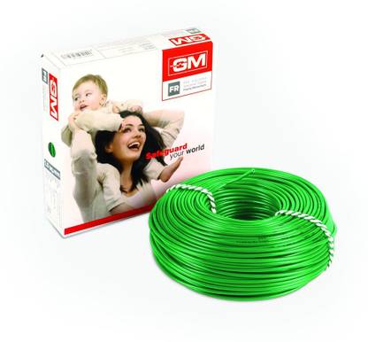 GM FR PVC 1 sq/mm Green 90 m Wire