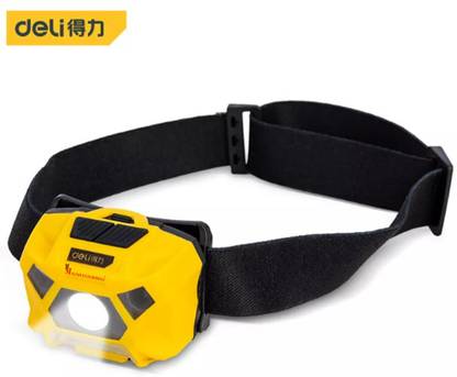 MALFAH ENTERPRISES DELI DL5415 HEADLAMP 3.7V 120LM 3W 1200MAH 8 hrs Torch Emergency Light