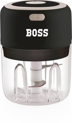 बॉस Mini Portable 30W USB Rechargeable 250ml Vegetable Chopper, One Touch Operation 50 W चॉपर