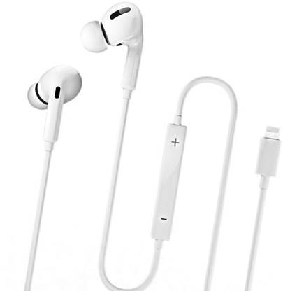 Crovell CV-i45 Lightning Earphone Connector With Microphone Deep Bass For Iphone Wired Gaming