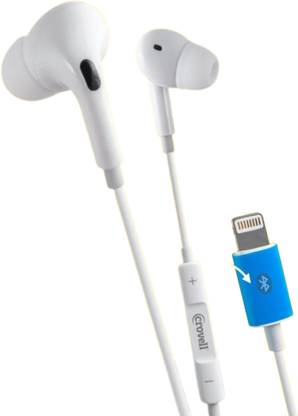 Crovell CV-i45 Lightning Earphone Connector With Microphone Audio Bass For Wired