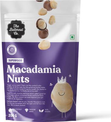 The Butternut Co. Premium Macadamia Nuts | High Protein & High Fiber | Gluten Free Macadamia Nuts