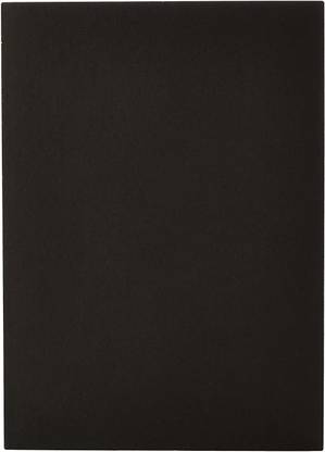 greencom 20 Sheet Card Stock Unruled A4 300gsm Card Thick Art Paper - Black For Use In The Office, At Home, For Hobby & Design A4 300 gsm A4 paper