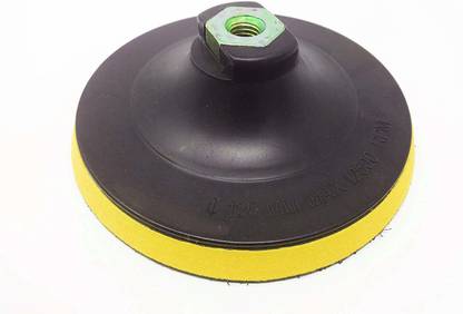 EXCEL IMPEX 5 inch (125mm) Velcro Backing Pad M14x2 Thread, (20m Nylon Layer) Medium Density Hook and Loop Polishing Pad, Sanding Pad Glass Polisher