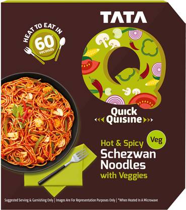 Tata Q Hot and Spicy Schezwan Noodles with Veggies 290 g