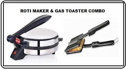 OTC Combo Pack Of Electric Roti maker & Gas Toaster Roti and Khakra Maker