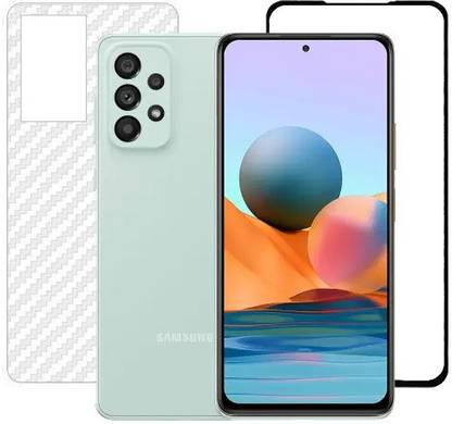 HOBBYTRONICS Front and Back Screen Guard for Samsung A73, Samsung Galaxy A73, Samsung A73 5G, Samsung Galaxy A73 5G